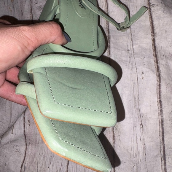 Free People Perth Slingback Sandal Heel Secret Sage 7.5 - Picture 5 of 10